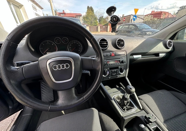 Audi A3 cena 17999 przebieg: 308000, rok produkcji 2006 z Byczyna małe 379